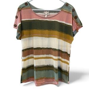 Cute Truself Women’s Short Sleeve Tee Shirt Size L